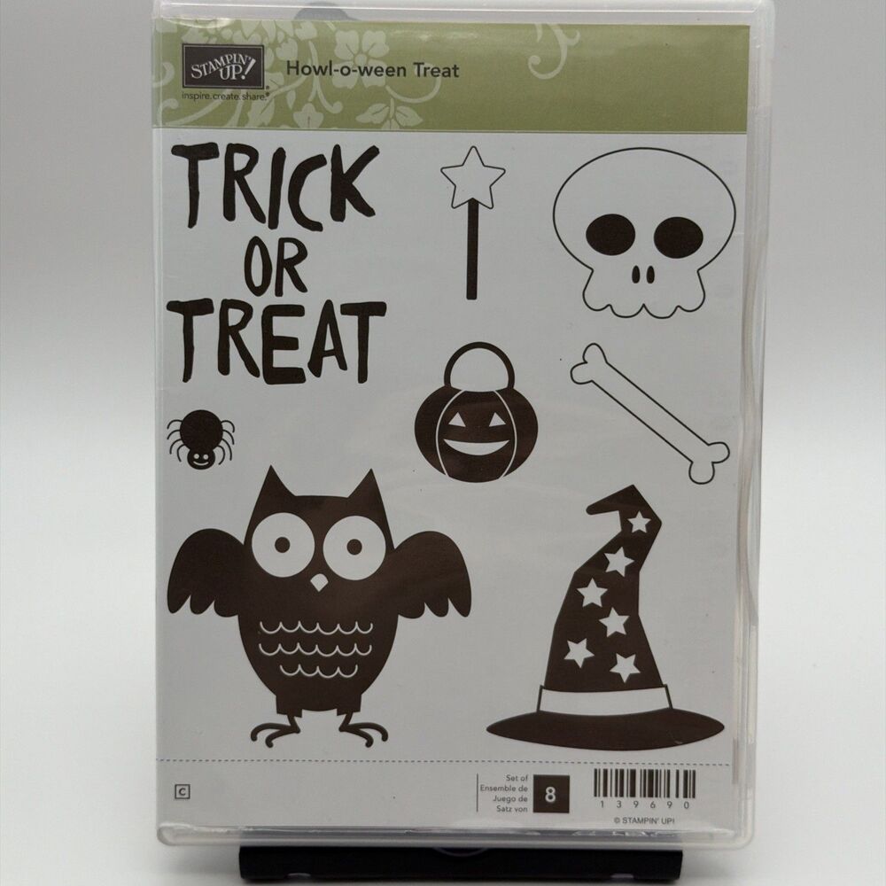 Stampin Up Howl O Ween Treats Boo to You Framelits halloween stamps and dies